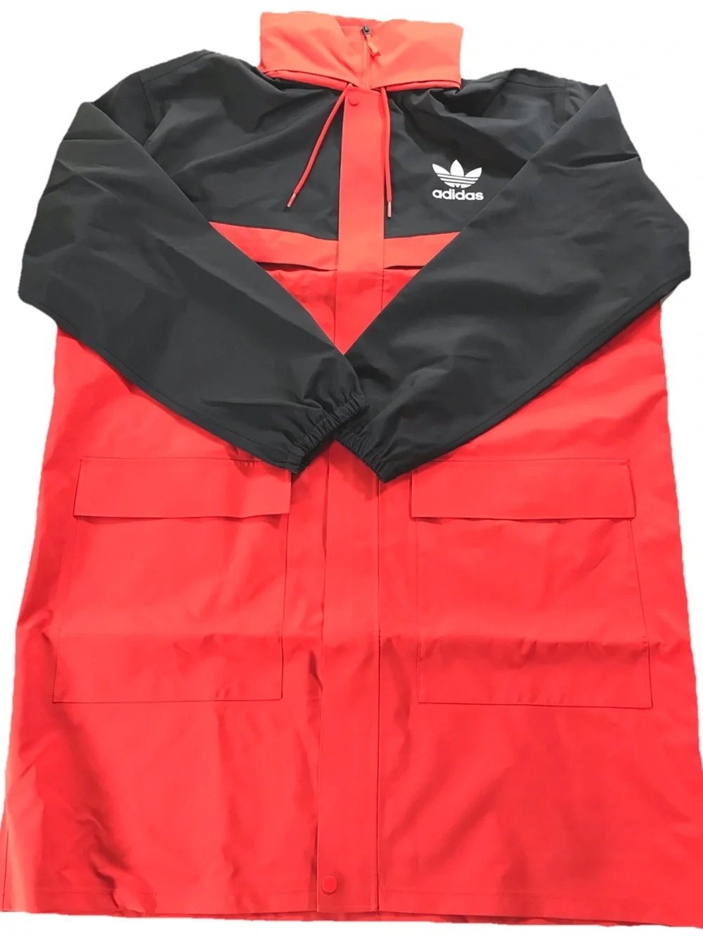 Adidas  Mens MUFC Jacket/Raincoat Size Medium Red/Black Hoodie